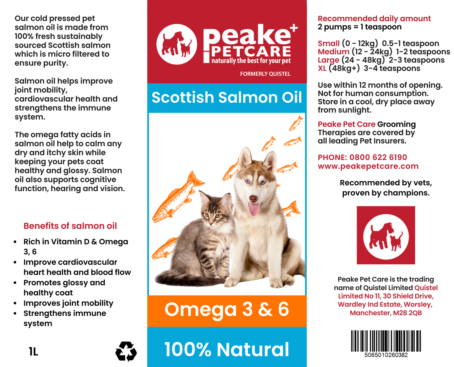 Scottish Salmon Oil 1L - Trade