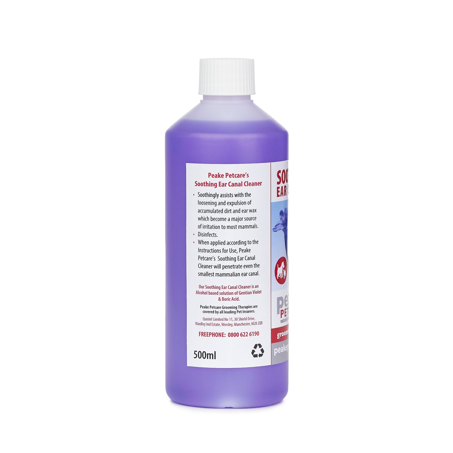 Peake Pet Care's Soothing Ear Cleaner (500ml) - Trade